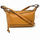 The Horse Mini Lou Caramel Pebbled Leather Crossbody
