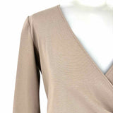 Armani Collezioni Women's Gray Size 8 Faux Wrap Dress