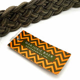 Marjorie Baer Gray Woven Belt