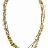 Banana Republic Gold 72 in. Crystal Necklace