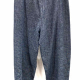 Eileen Fisher Women's Navy Size L Wide Leg Hemp Blend Pants