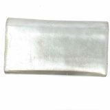 Chanel 2016/17 Airline Silver Flap CC Leather Wallet