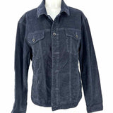 john varvatos Sawyer Men's Navy Size M Trucker Corduroy Jacket