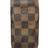 LOUIS VUITTON 1999 Cigarette Card Holder Brown Damier Ebene Wallet