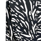 Donna Morgan Women's Black Size 6 Criss-Cross Speckled Dress