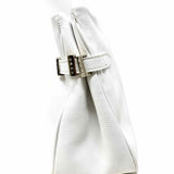 XXI White Pebbled Leather Tote