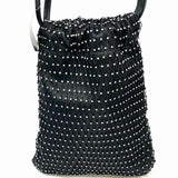 ZARA Black Sparkle vegan leather Crossbody
