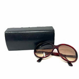Dita Red Round Sunglasses