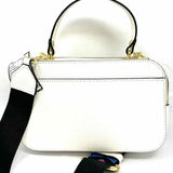 Karl Lagerfeld White Top Handle Logo Crossbody