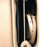 Saint Laurent 2021 Lou Lou Toy Beige Envelope Quilted Leather Crossbody
