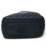 Chanel 2014 Coco Cacoon Nylon Black Quilted Made in Italy Tote