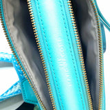 Marc Jacobs The Fluoro Edge Snapshot Blue ombre Saffiano Leather Crossbody