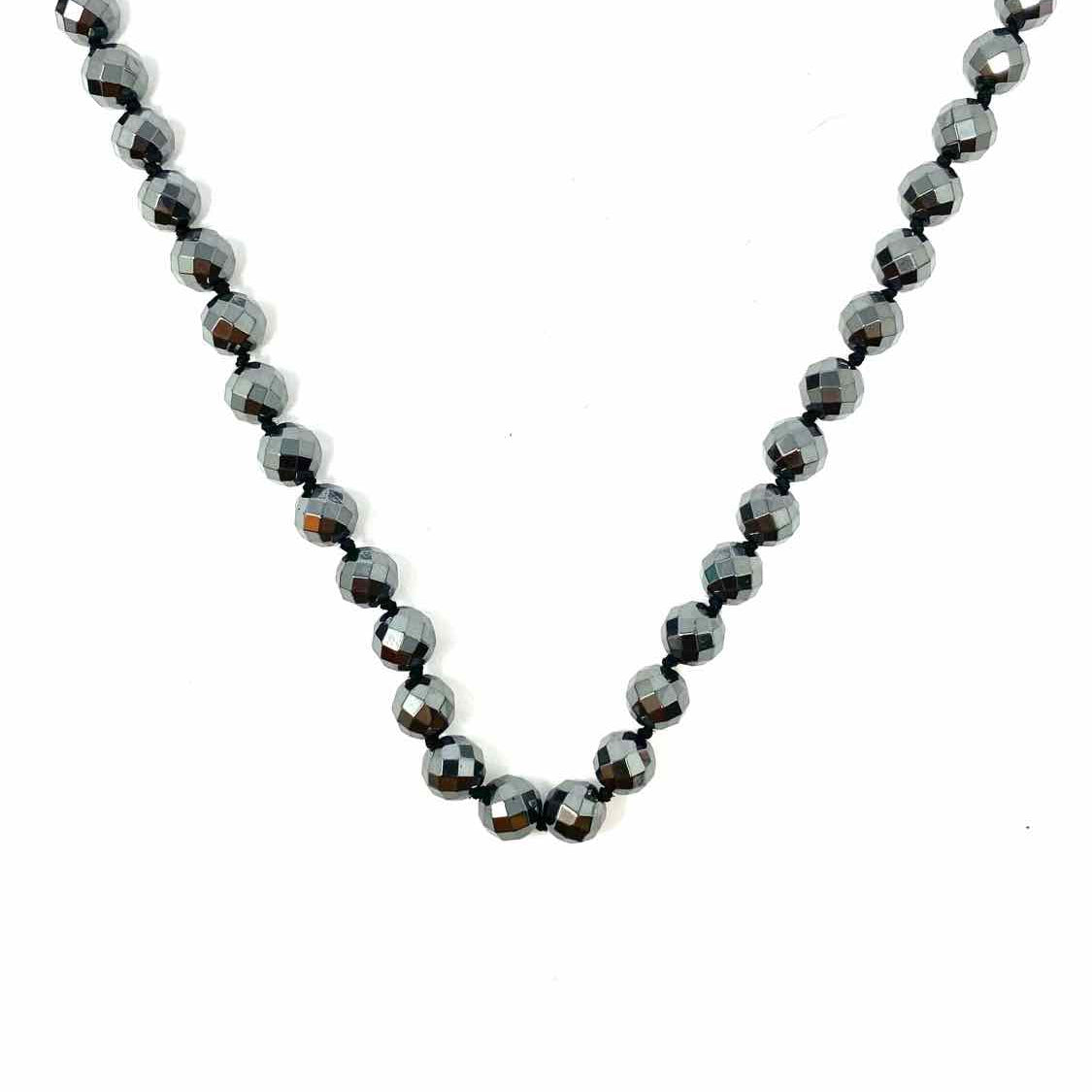 anthology Gunmetal Beaded 40 in Hematite Necklace