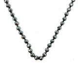 anthology Gunmetal Beaded 40 in Hematite Necklace