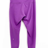 Lululemon Wunder Train W6CAMS Women's Purple Size 10 High Rise Crop Leggings