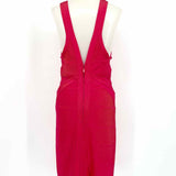 HERVE LEGER Women's Pink Size S Bandage Bodycon Dress