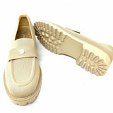 Vivaia Francesca Women's Beige Size 11 Knit Loafers
