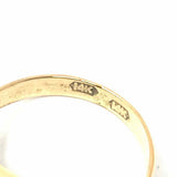 Estate size 6 10K Gold Square Cut Smokey Quartz Ring