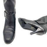 Di Nuccio Women's Black Size 39/9 Leather slouch Boots