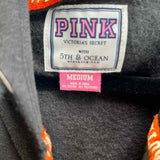 PINK Women's Black Orange Size M Zip SF Giants Hoodie