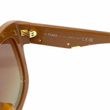 Fendi Brown Oversized Sunglasses