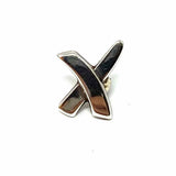 Tiffany & Co. Paloma Picasso Kiss Graffiti Vintage .925 Silver .5" Earrings