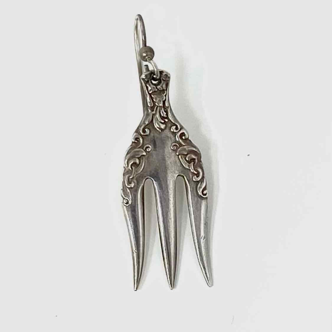 Silver Fork Earrings