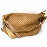 Clare V. Moyen Messenger Beige Hobo Woven Leather Shoulder Bag