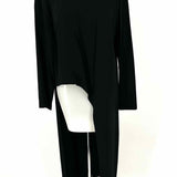 VERONICA BEARD Rome Women's Black Size 6 Long Asymetric Long Sleeve