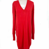 MAISON MARGIELA Women's Red Sweater V-neck Size 38/2 Dress
