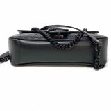 Gucci Marmont Small Black Flap Quilted Leather Crossbody
