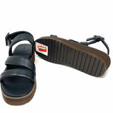 Vince Skylar Women's Black Size 9.5 Ankle Strap Leather Sandals