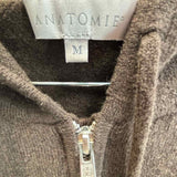ANATOMIE Catalina & Suzie Women's Brown Size M Hooded Cashmere Blend Pants Set