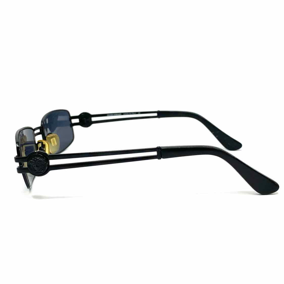 Versace Metal Black Rectangular Medusa MOD S40 Sunglasses
