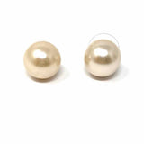 Ivory Stud Faux Pearl Earrings