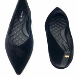 Birdies The Goldfinch 15 Women's Black Size 8 Pointed Velvet Flats