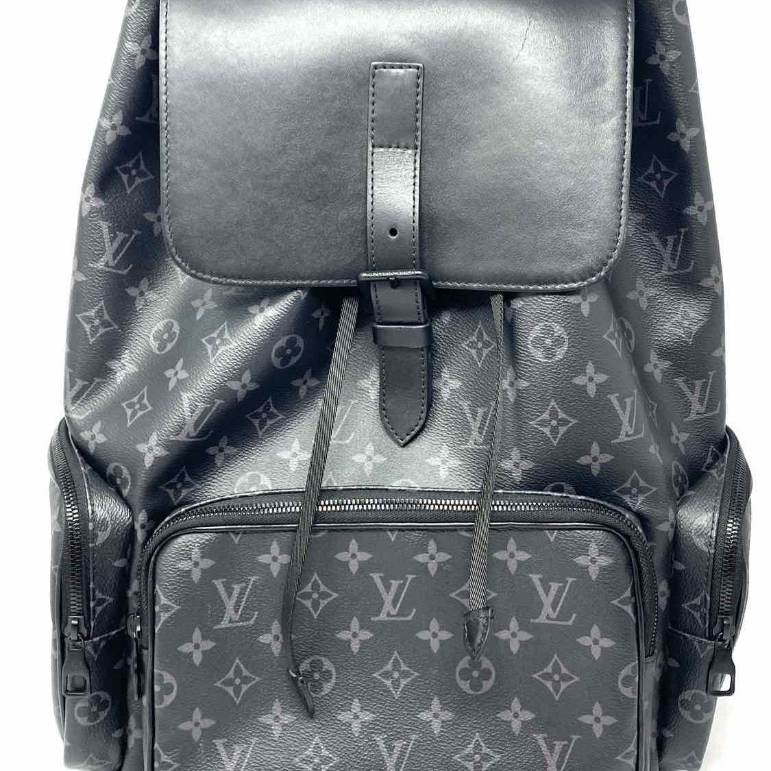 LOUIS VUITTON 2021 Trio Black Monogram Eclipse BackPack
