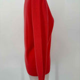 Halogen Women's Coral Size M V-Neck Cashmere Sweater