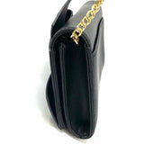 Ted Baker Black Knotted Leather WOC Clutch