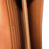 LOUIS VUITTON 2008 Sarah 10 Slot Brown Monogram Envelope Wallet