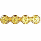 Ben-Amun Gold Tone Coin Brooch