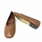 EVERLANE The Day Women's Brown Size 9.5 Mary Jane Leather Ballet Flats