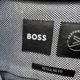 Boss by H. Boss Men's Black White Size XL Button Down Long Sleeve Shirt
