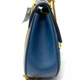 Chloe 2017 Drew Medium Cerulean Saddle Bag Suede Crossbody