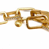 J Crew Brown Gold Tone Chain 20" Tortoise Necklace