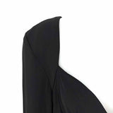 eloquii Women's Black Size 14 Long Sleeve Twist Dress