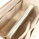 Beige Felt Purse Organizer Insert Medium