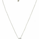 EXEX Designs Vintage Sterling Silver Pendant 18" Oval Mother of Pearl Necklace