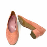 MANSUR GAVRIEL Women's Pink Size 39/9 Block Heel Suede Pumps
