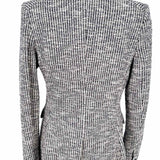 rag & bone Preston Women's Navy White Size 4 Double Breasted Tweed Blazer